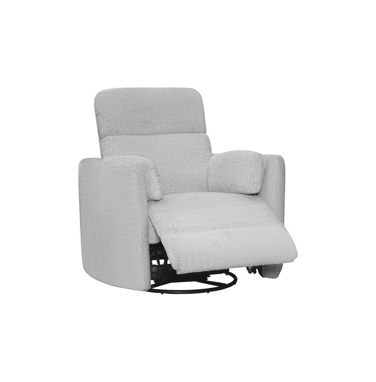 Parker Living Angora Linen Manual Swivel Recliner - Brown | Macy's