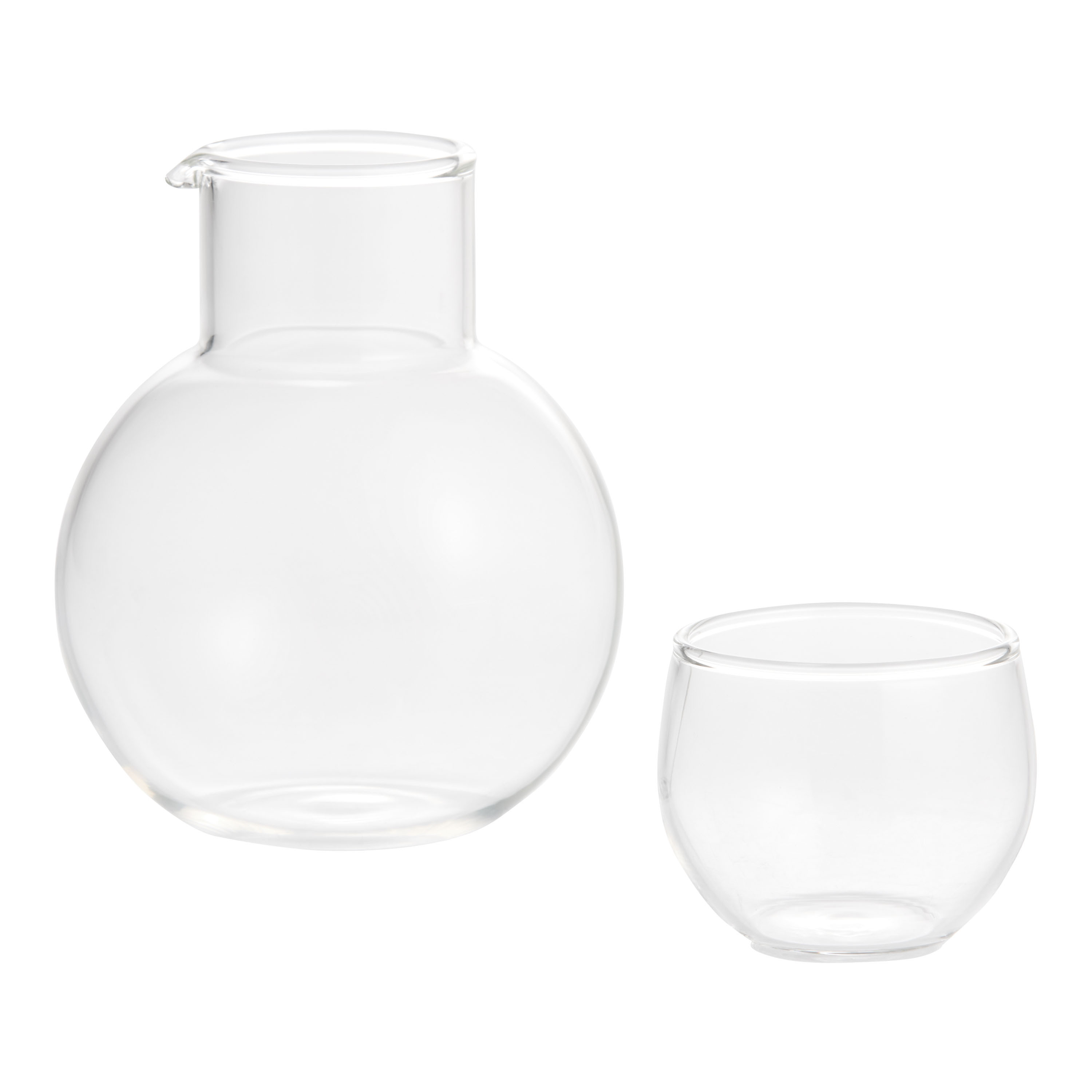 Mini Rounded Sake Carafe and Glass Set | World Market