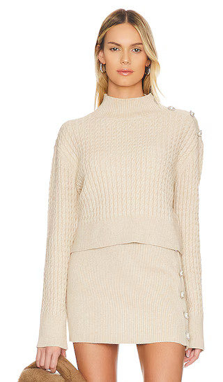 Lilit Turtleneck in Latte | Revolve Clothing (Global)
