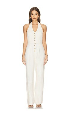 HEARTLOOM Kolina Jumpsuit in Ecru from Revolve.com | Revolve Clothing (Global)