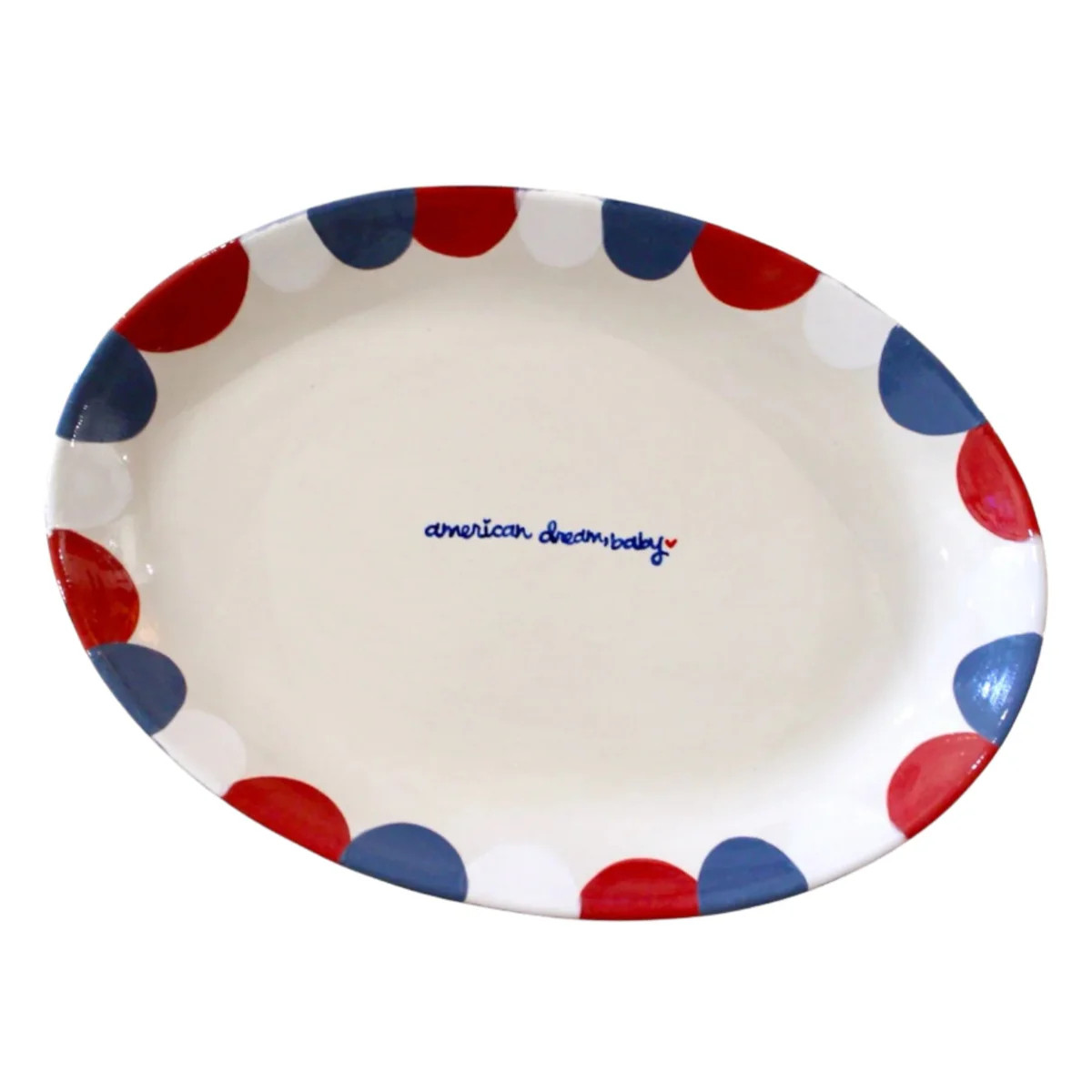 Hand-painted \u201cAmerican Dream, Baby\u201d Serving Tray | Over The Moon