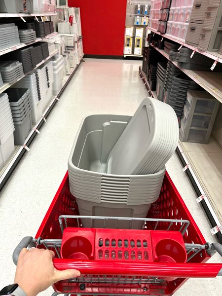 It’s bin season! 😍 20% storage at Target this week! 

I bought 10 of these grey bins for less than $6 each. Such a great deal!

#LTKSeasonal #LTKhome