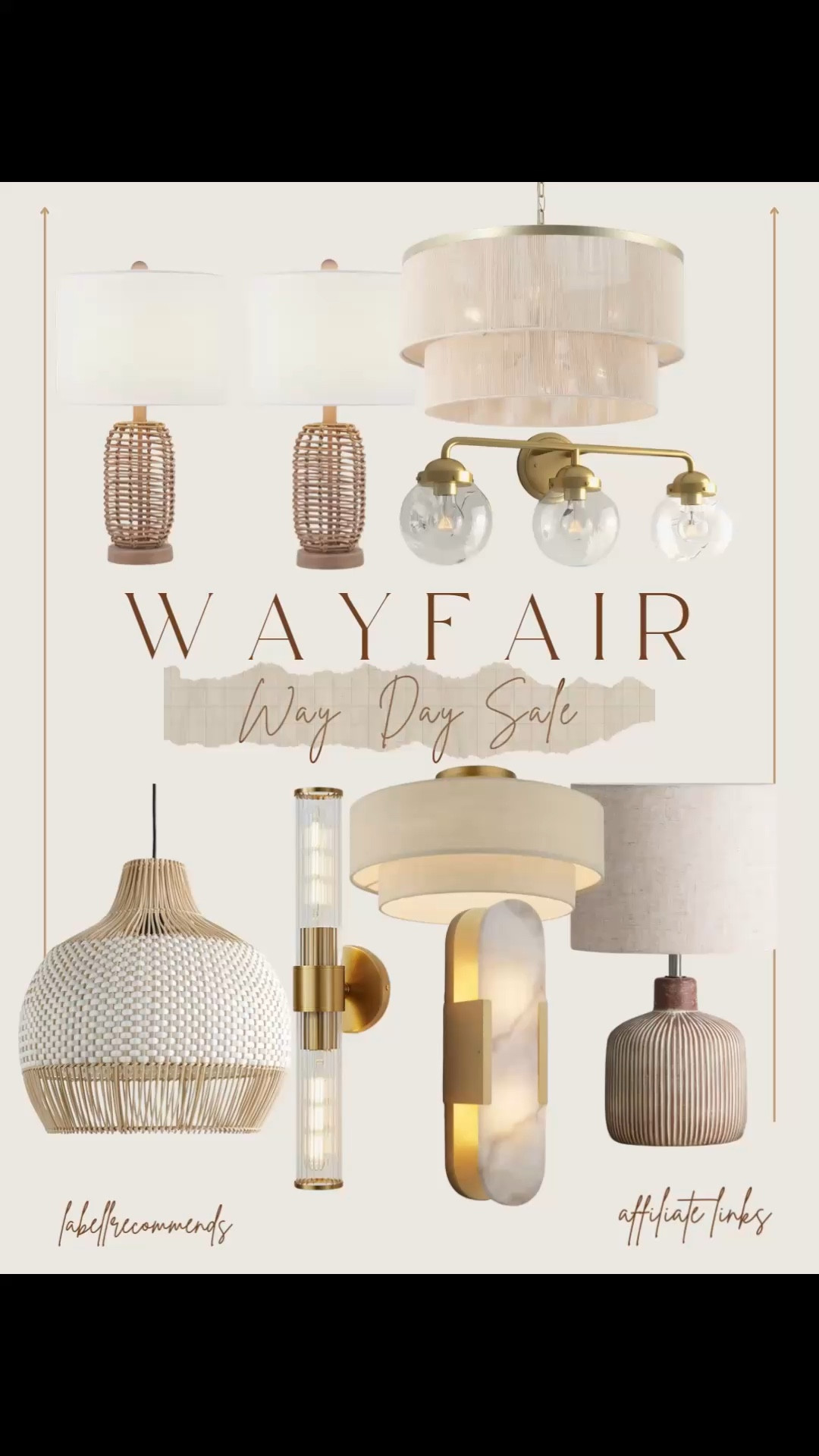Wayfair’s Way Day neutral lighting deals! Perfect for neutral decor. Up to 60% off for a limited time. Sale includes wall sconces, table lamps, floor lamps, bathroom light fixtures and so much more. 

#waydaysale #affordablelights #wallscones #tablelamps

Way day sale, lighting sale, lighting for the bathroom, floor lamps, table lamps, neutral lighting decor, wall sconces 

#LTKHome #LTKSaleAlert