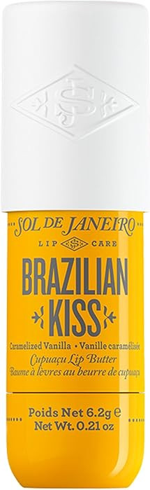 Sol de Janeiro Brazilian Kiss Hydrating Lip Butter Balm | Vanilla Lip Balm | Vegan Formula | Amazon (US)