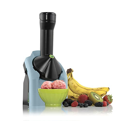 Yonanas 902AB Classic Vegan, Dairy-Free Frozen Fruit Soft Serve Maker, Includes 36 Recipes, 200-Watts, Blue | Amazon (US)