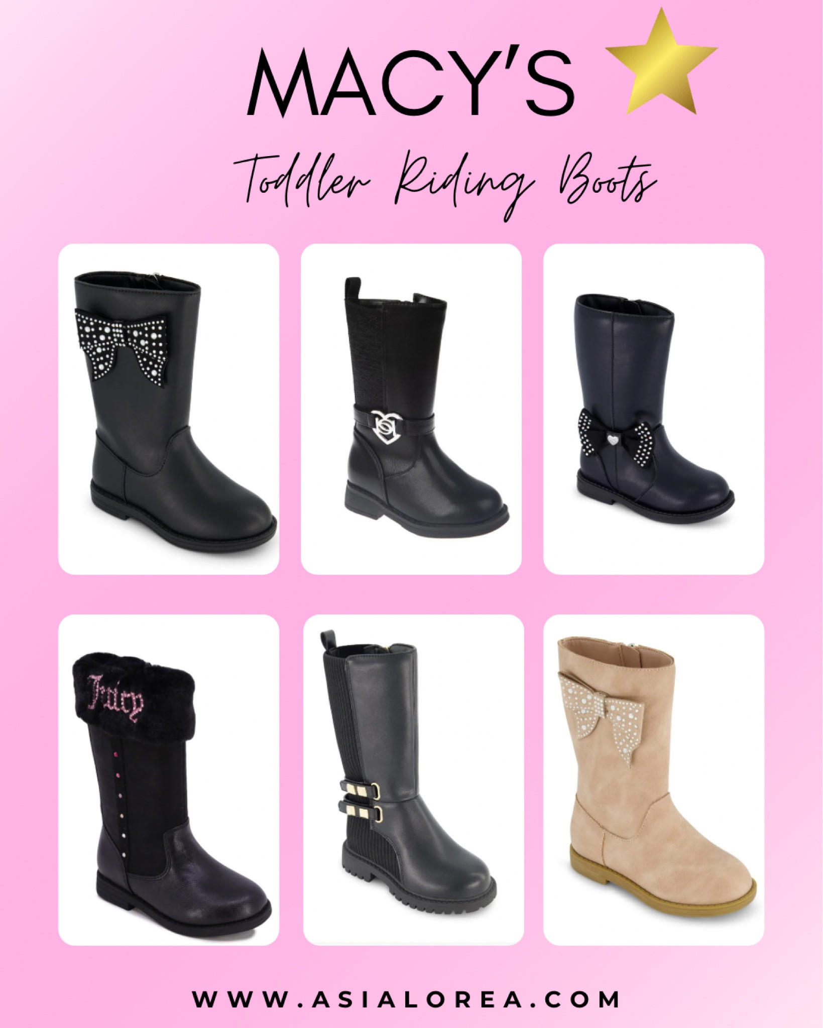 Affordable Toddler Riding Boots at Macy’s. Perfect for the season or a holiday gift. 

#LTKBaby #LTKSeasonal #LTKKids