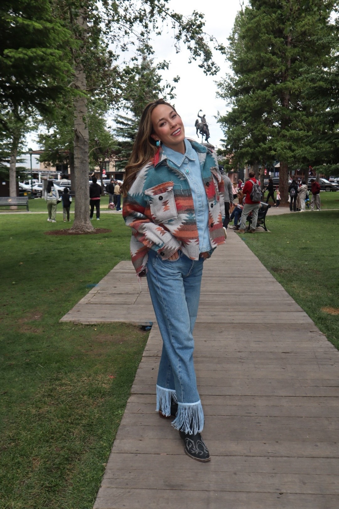 Here for the Western vibe. My favorite outfit I wore in Jackson, WY. Linked what I could and linked similar options🤠

#LTKootd