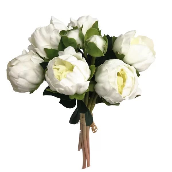 Real Touch Bouquet Peony Stem (Set of 6) | Wayfair North America