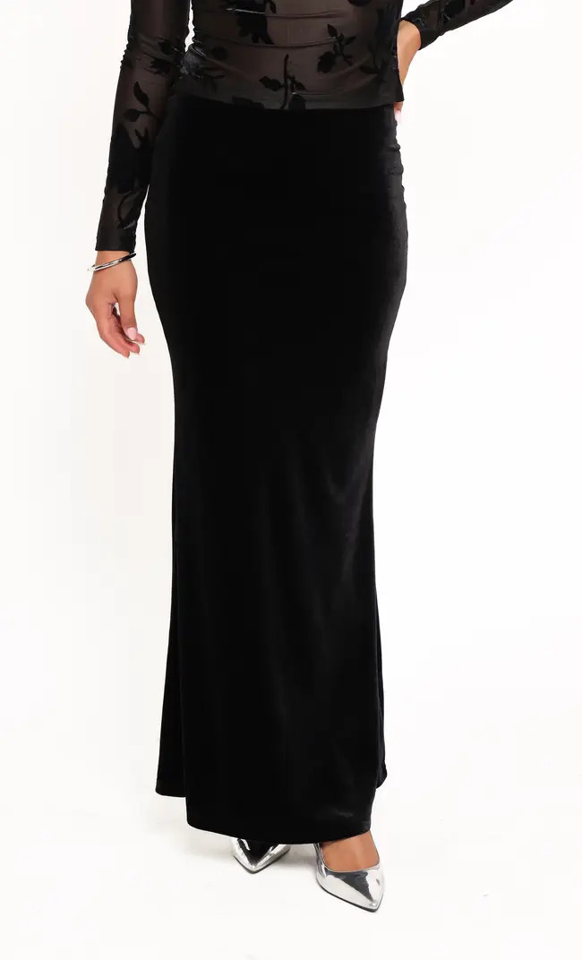 Velman Velvet Maxi Skirt | Nordstrom