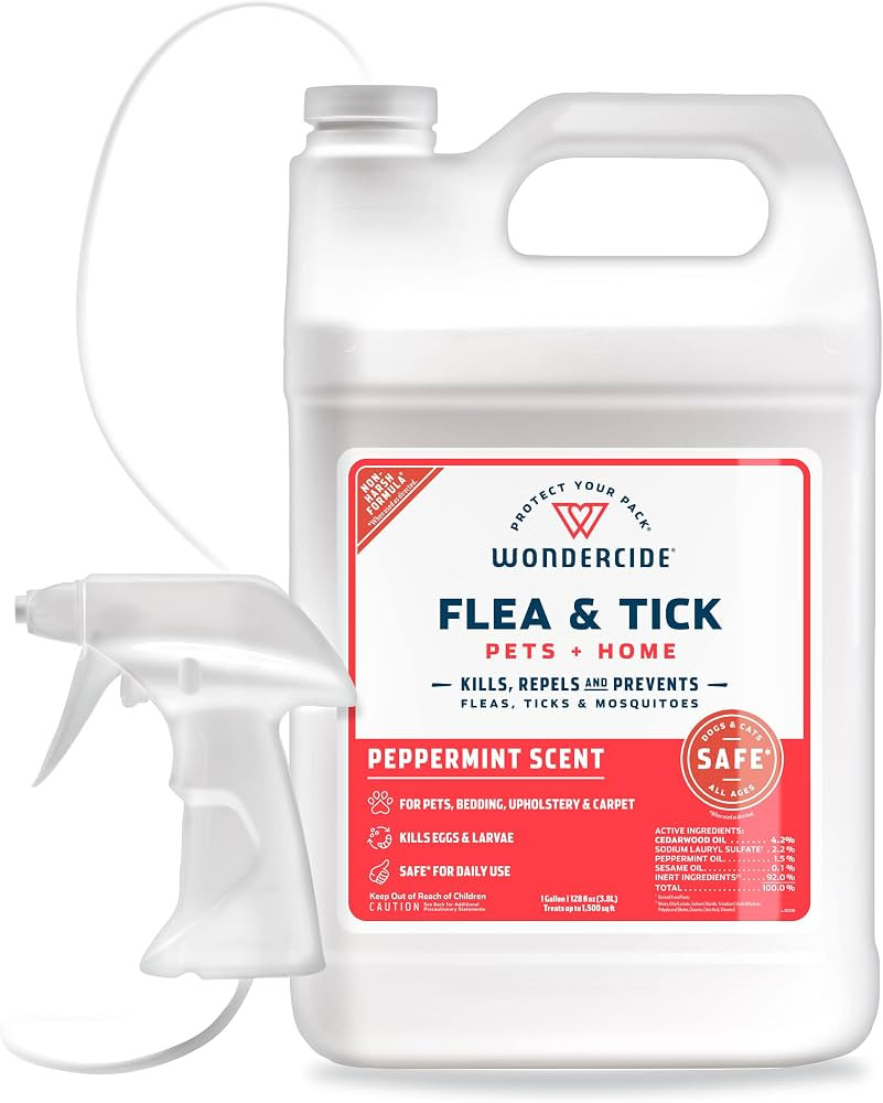 Wondercide - Flea, Tick & Mosquito Spray for Dogs, Cats, and Home - Flea and Tick Killer, Control... | Amazon (US)