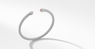 Cable Classic Collection® Bracelet with Morganite and Diamonds | David Yurman