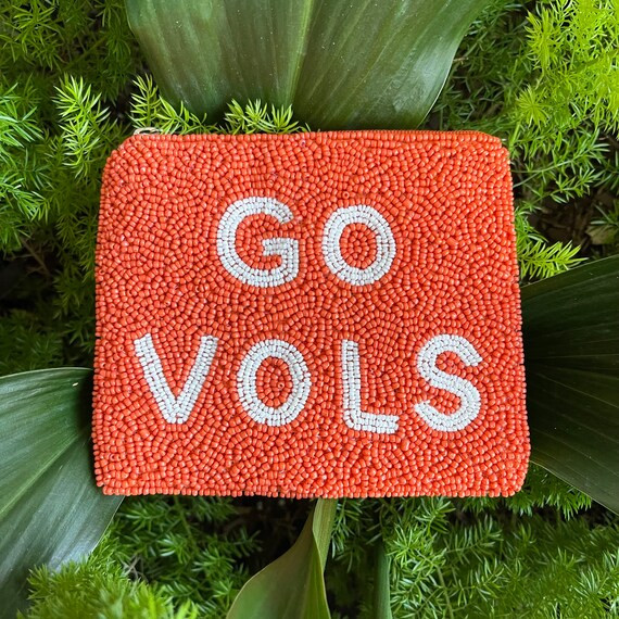 VOLS Beaded Mini Pouch College Game Day Gameday Go VOLS - Etsy | Etsy (US)