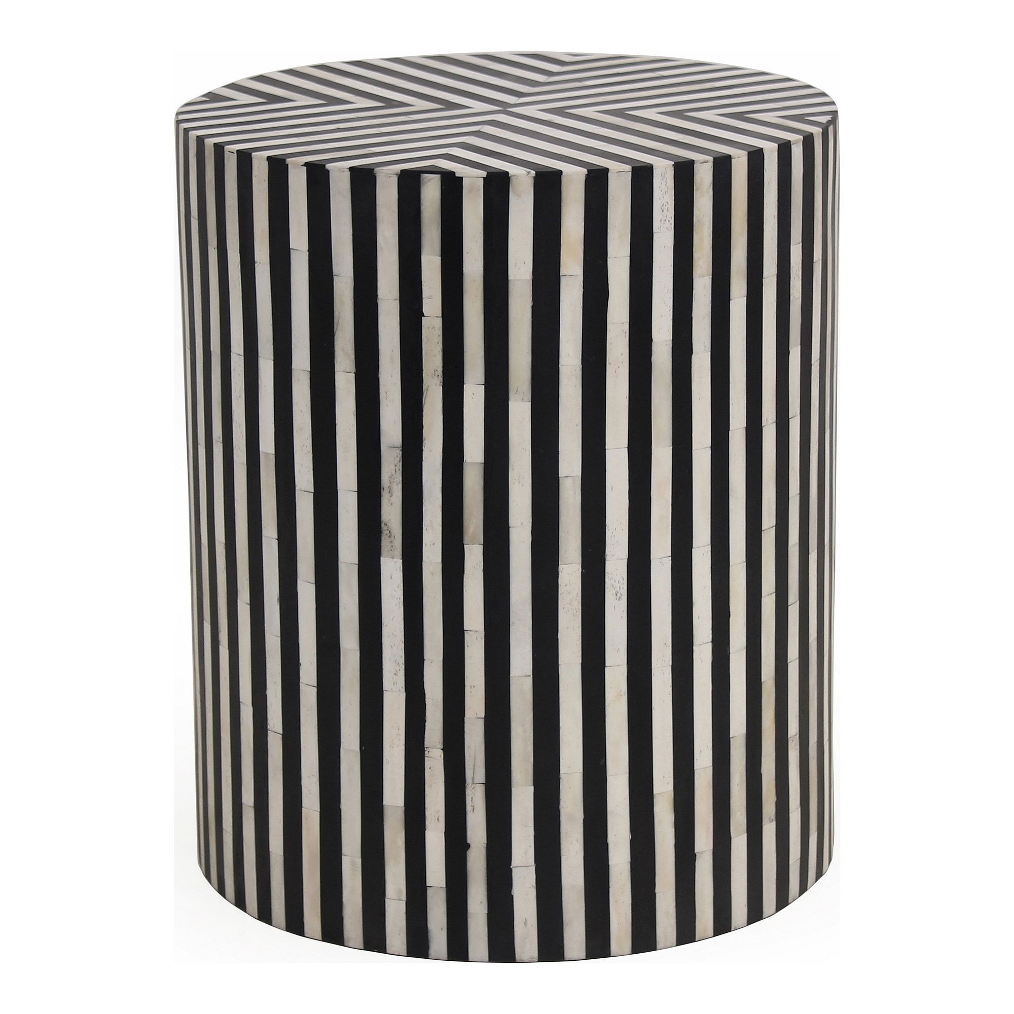 Striped Side Table | West Elm (US)