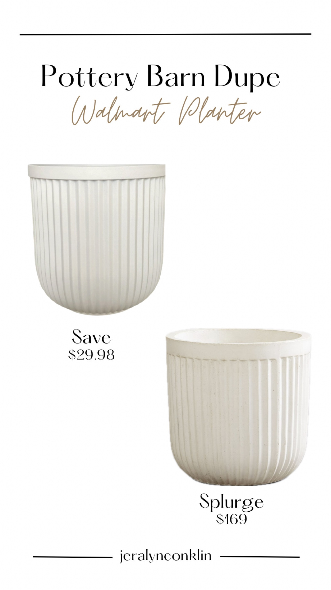 Walmart planter pottery barn dupe! 

#LTKfindsunder50 #LTKhome #LTKSeasonal