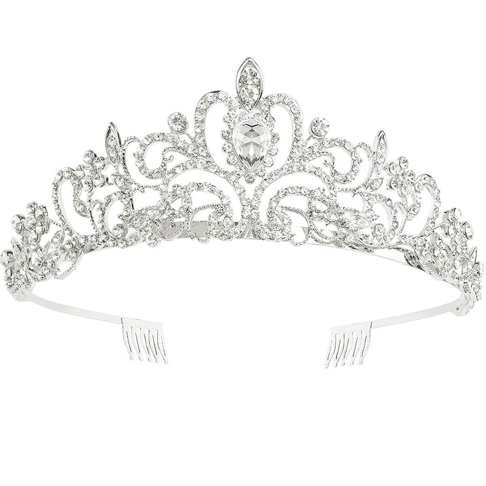 Crystal Tiara Crown Headband for Women Girls - Elegant Princess Headband With Combs, Rhinestone T... | Amazon (CA)