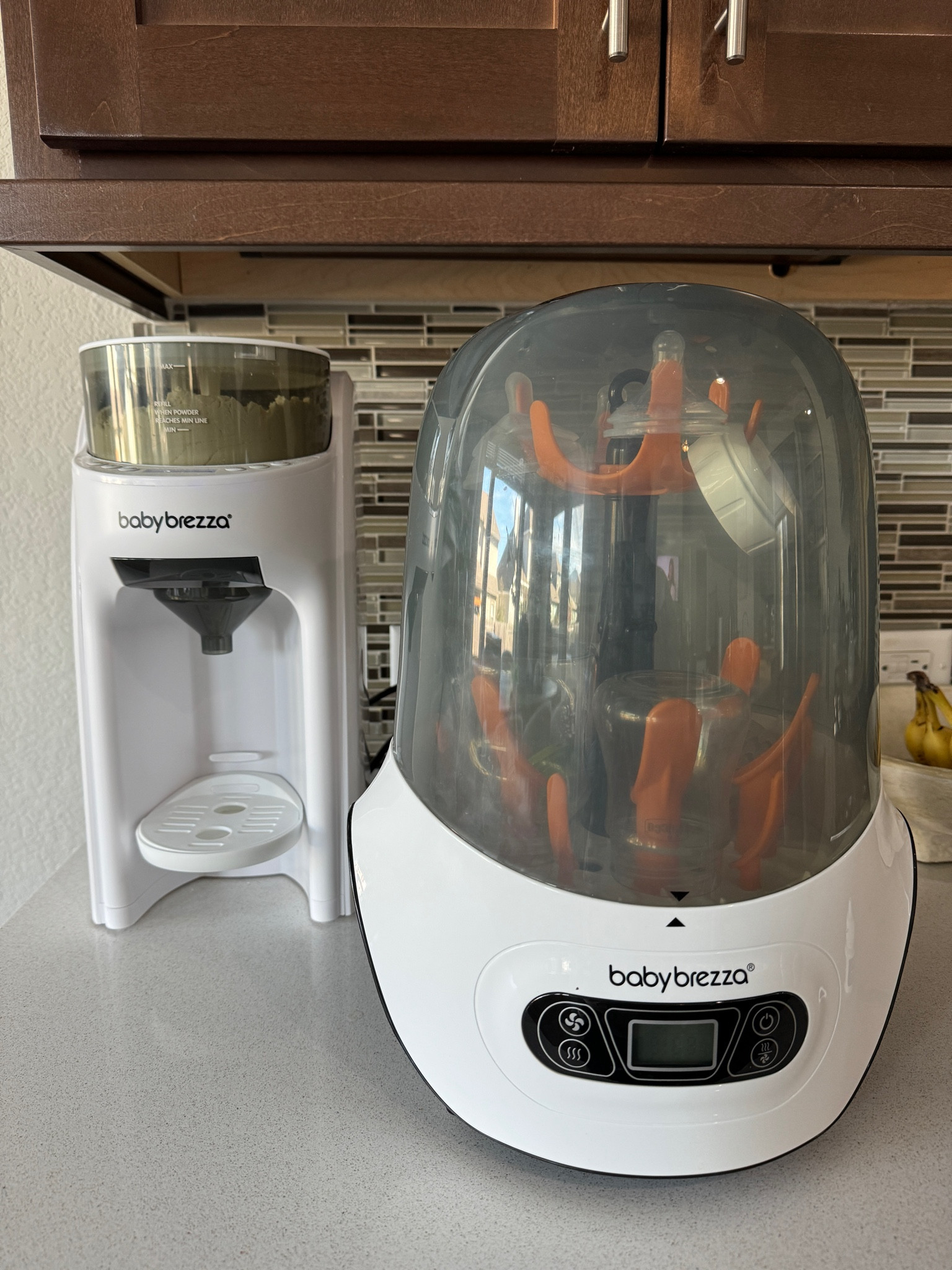 My non negotiables as a second time mom - the baby breeza bottle sterilizer and formula bottle maker.

I WISH I would have had these when we had Reese. They have been such a game changer and have made my life so much easier. Highly recommend both and they’re on sale 🙌🏼

Baby breeza, newborn must have, newborn bottles, newborn formula, Babylist must haves, mom must haves 

#LTKBaby #LTKFamily #LTKBump