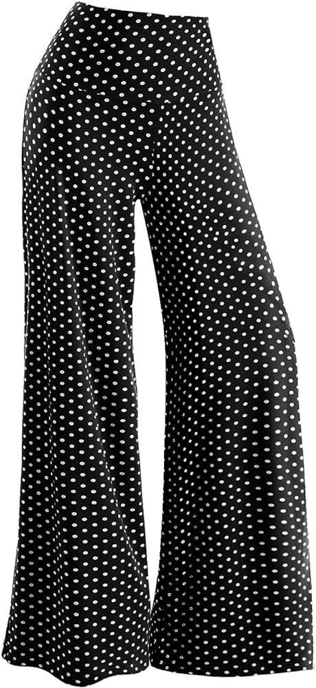 Arolina Women's Stretchy Wide Leg Palazzo Lounge Pants Casual Comfy High Waist Palazzo Pants | Amazon (US)