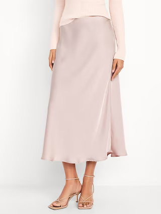 Satin Maxi Skirt | Old Navy (US)