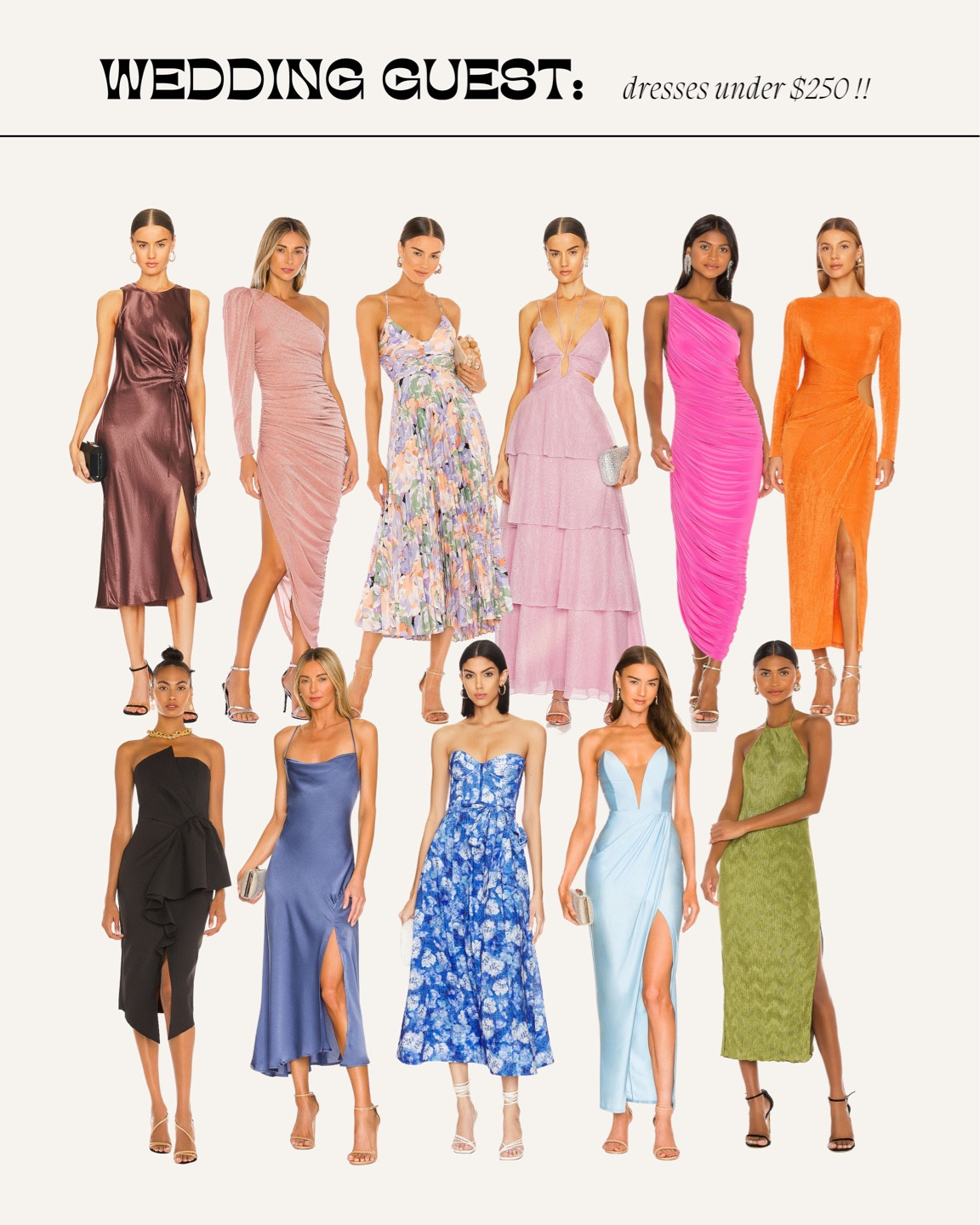 Wedding guest dresses for summer and spring, floral dress, blue dress, wedding guest, revolve midi 

#LTKwedding