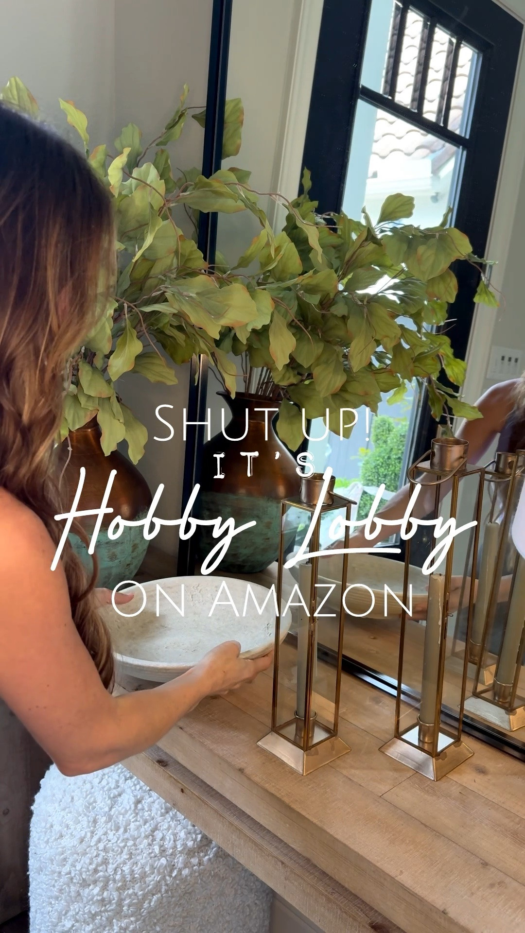 Hobby Lobby… now on Amazon 🤍
Turned this decor piece into a statement candle moment and I’m obsessed.
The easiest way to elevate your space 

#LTKHome