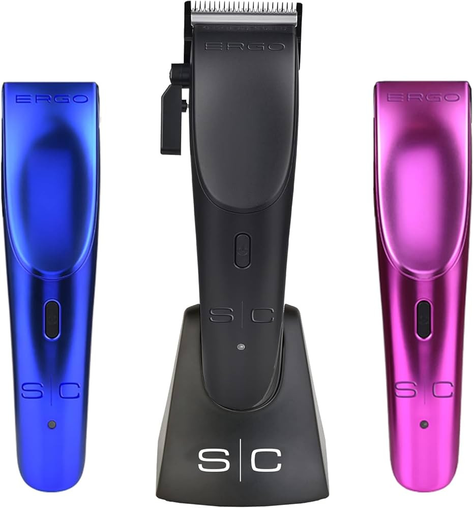 StyleCraft Ergo Professional Microchipped Magnetic Clipper with 5 Guards, Charging Stand, and 3 C... | Amazon (US)