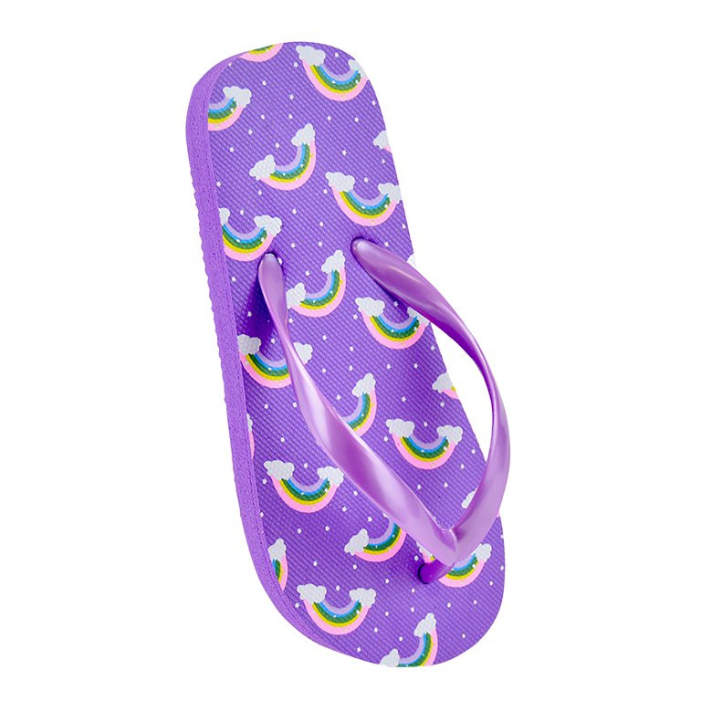 KS Brands Childrens Girls Rainbow Cloud Flip Flops | Walmart (US)