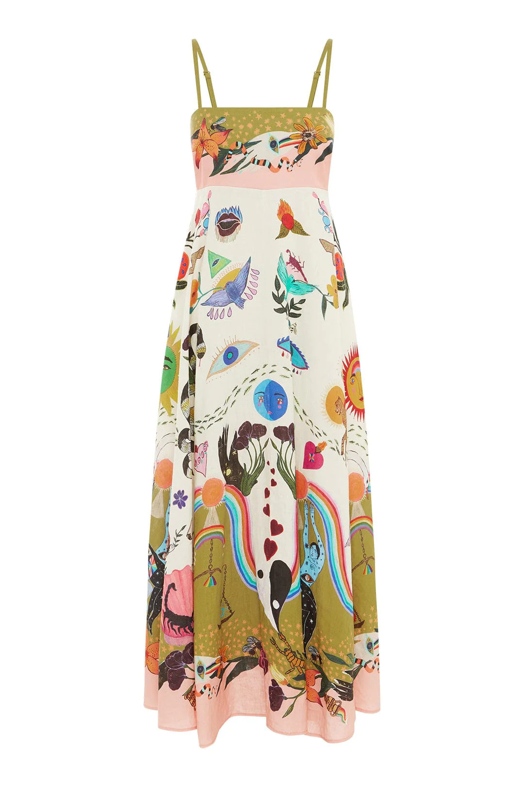 EVERGREEN SUNDRESS | Alemais (AU, US, UK)