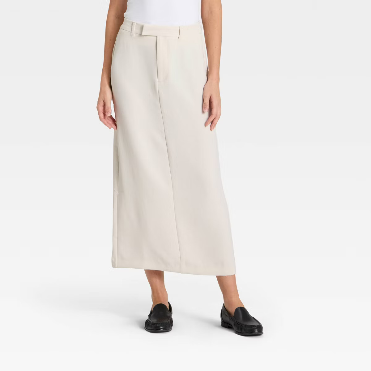 Women's Tailored Signature Crepe Maxi Skirt - A New Day™ | Target
