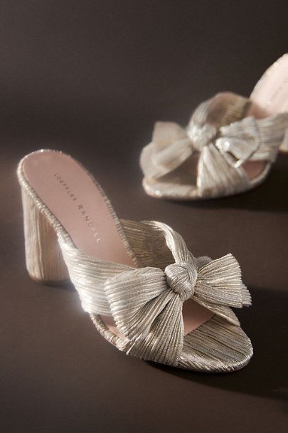 Loeffler Randall Penny Pleated Mule | BHLDN