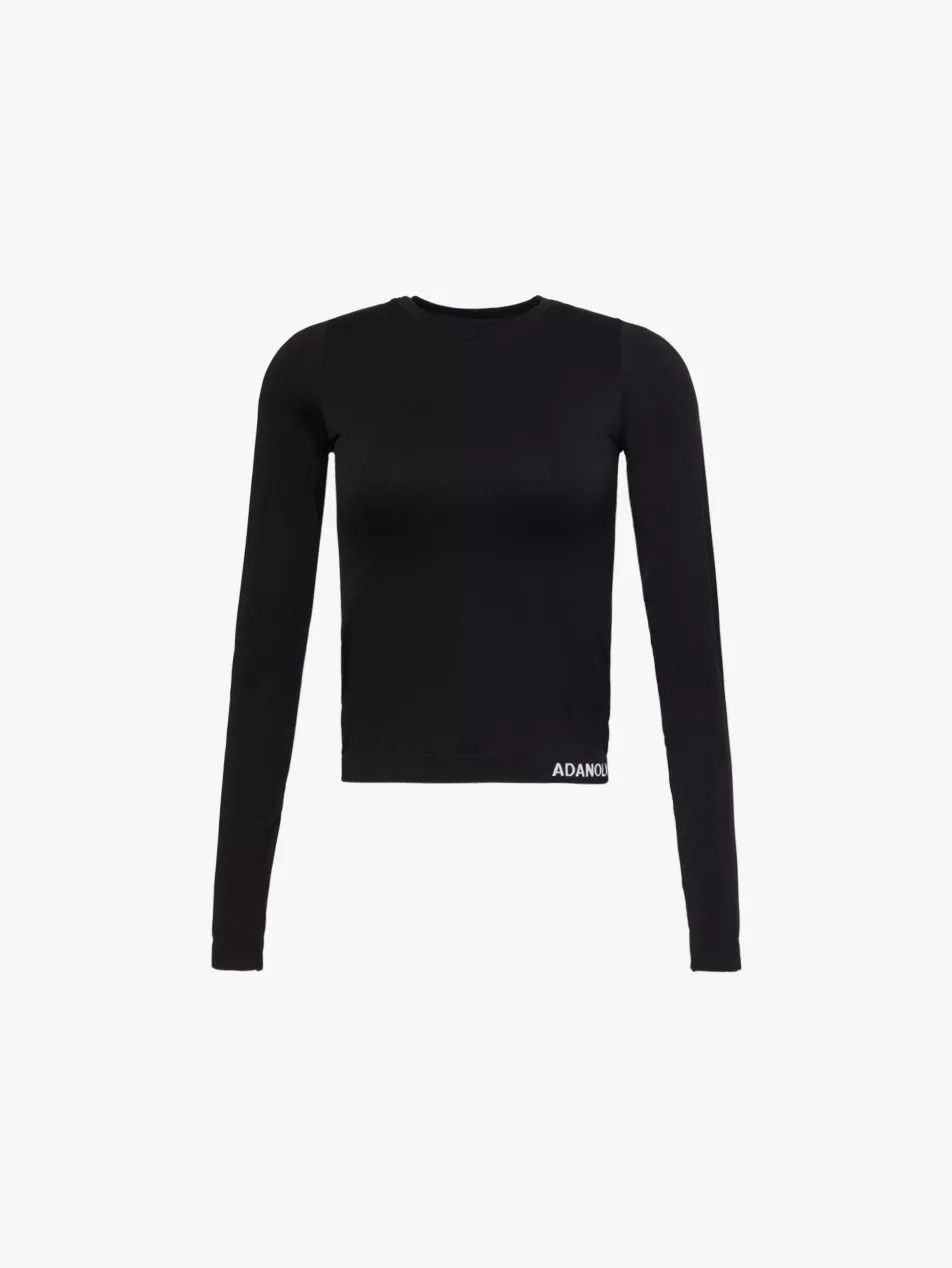Seamless Intimate logo-waistband stretch-woven top | Selfridges