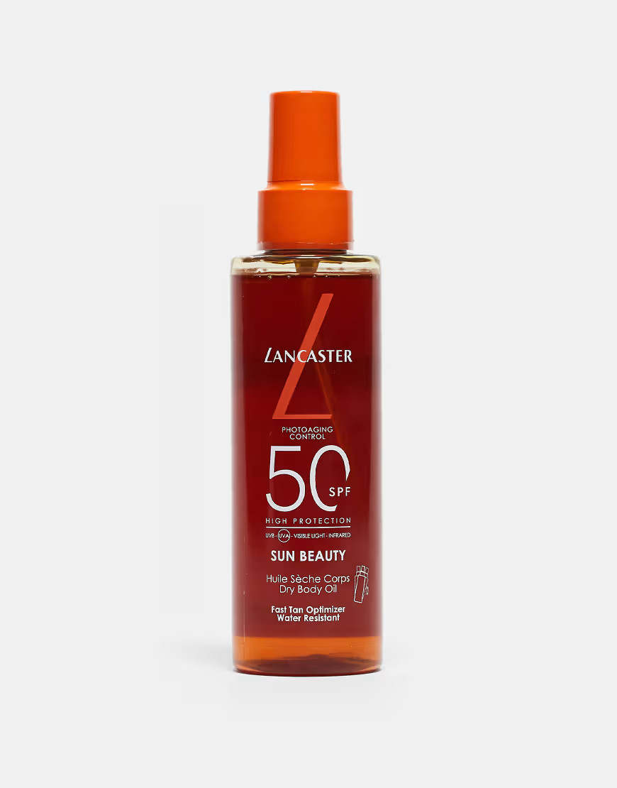 Lancaster Sun Beauty Dry Body Oil SPF 50 150ml-No colour | ASOS (Global)