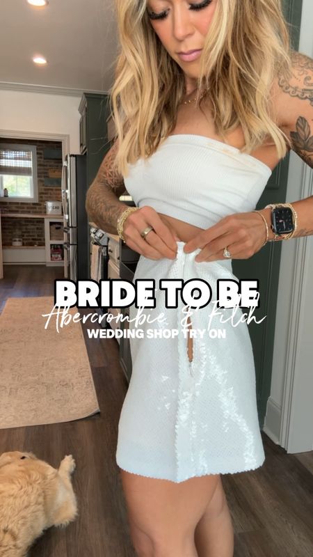 All my bridal inspo fits are on SALE👀💍👰‍♀️15% off then add code AFSHORTS for additional 15% off making it 30% total! So many amazing options! 

Bride to be / Abercrombie sale / sequins / heels / wedding / bridal / Holley Gabrielle 

#LTKWedding #LTKSaleAlert #LTKVideo