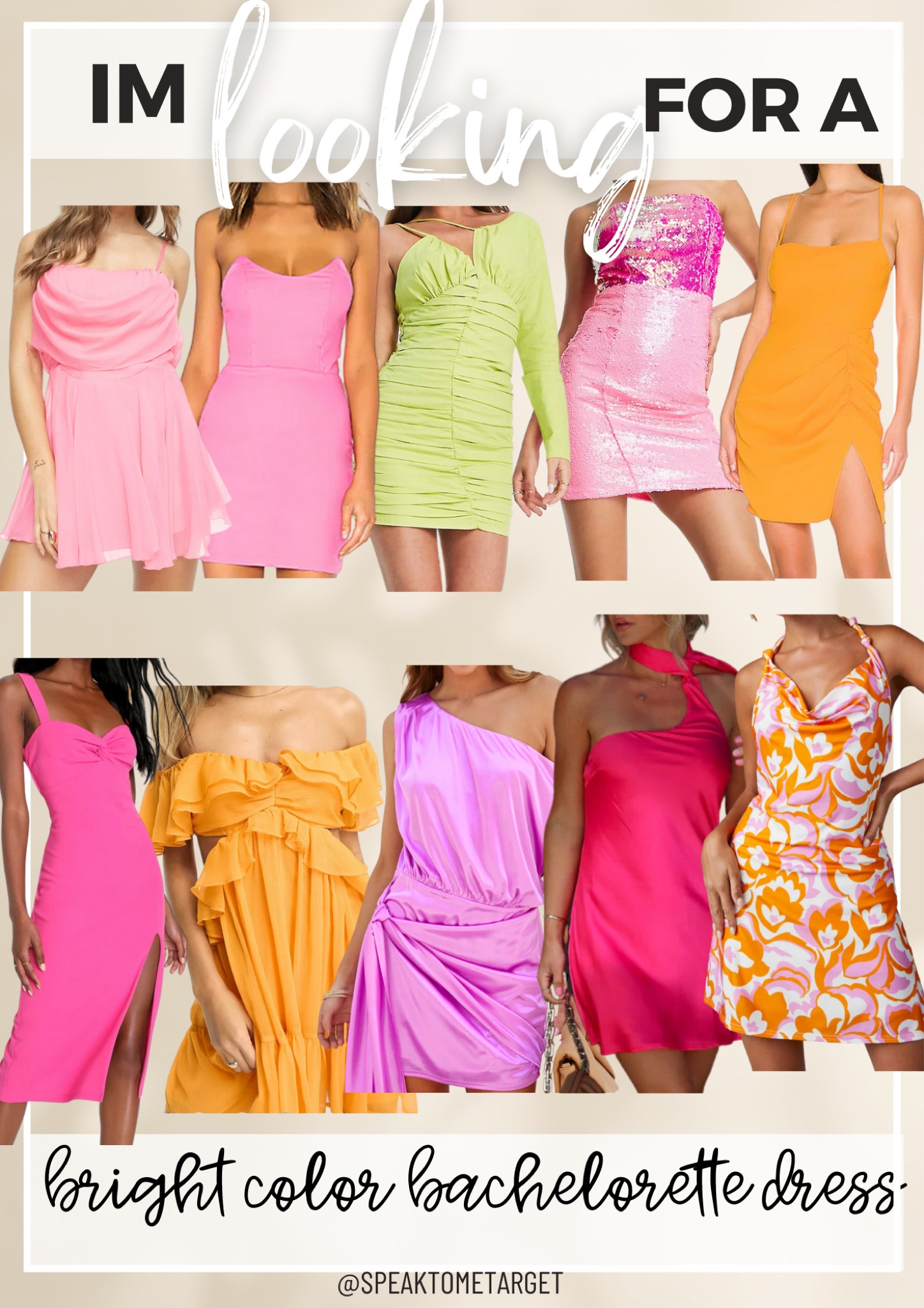 Bright colors dresses for a bachelorette party 

#LTKstyletip #LTKunder100