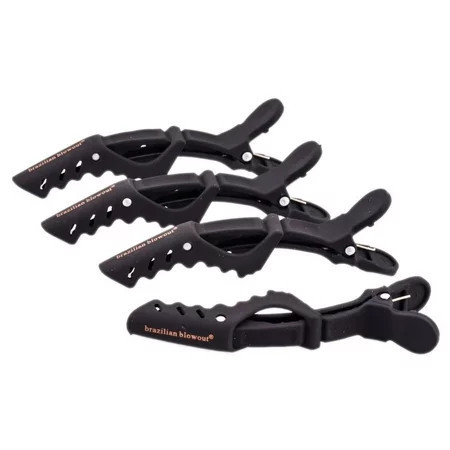 Brazilian Blowout Hair Clips - Black - 4 Pack | Walmart (US)