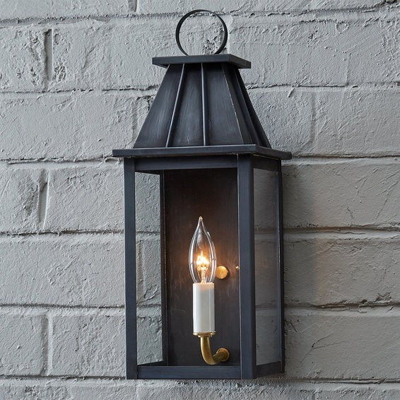 Mansard Style Outdoor Wall Light - 1 Light | Shades of Light