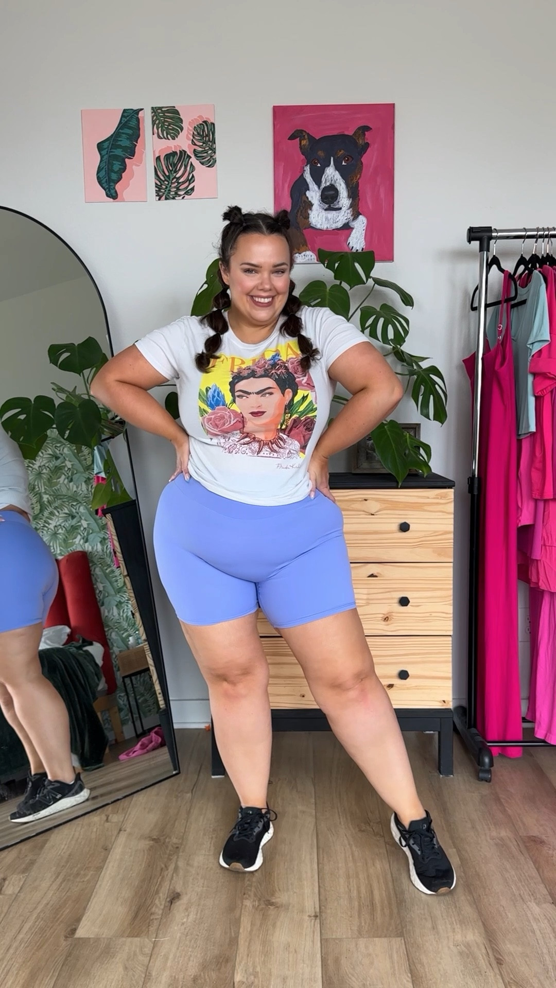 My FAVORITE biker shorts! No front seam, squat proof and SO STRETCHY 😍

#LTKMidsize #LTKActive #LTKPlusSize