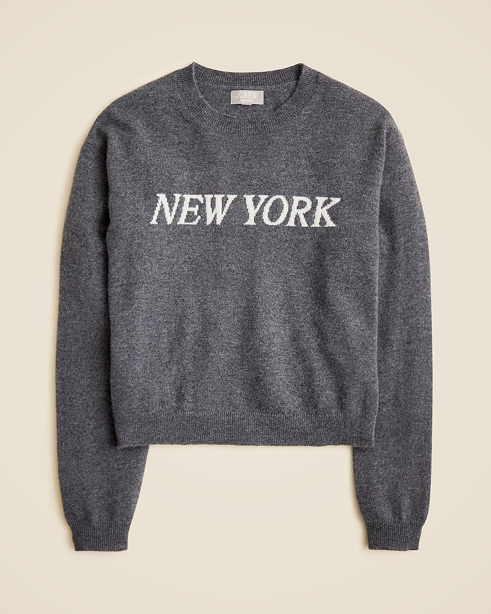 Perfect cashmere "New York" crewneck | J. Crew US
