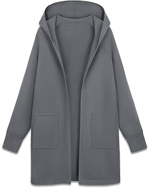 MAGCOMSEN Women's Cardigan Open Front Knit Hoodie Sweater Coatigan Jacket 2024 Casual Fall Trendy... | Amazon (US)