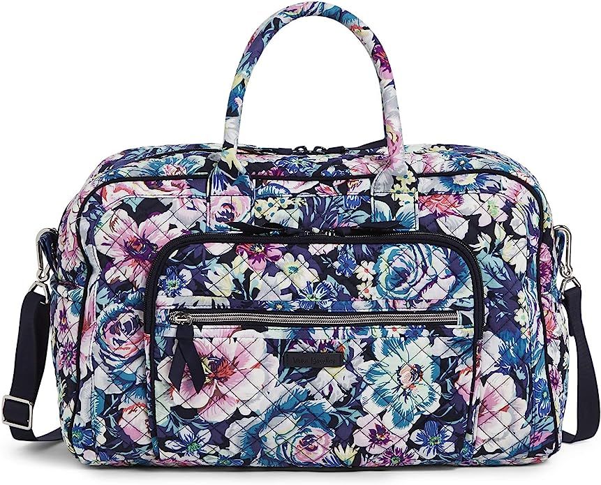 Vera Bradley Women's Cotton Compact Weekender Travel Bag | Amazon (US)