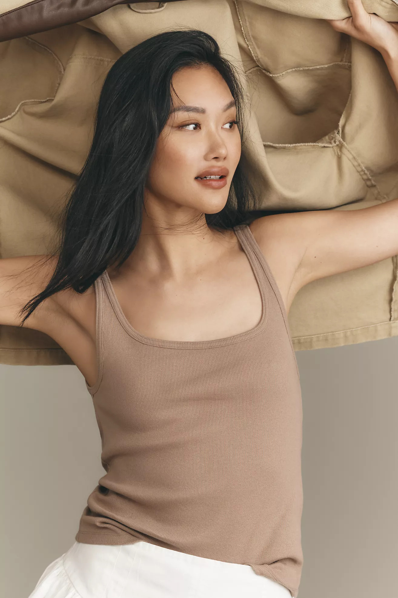 Pilcro Scoop-Neck Tank | Anthropologie (US)