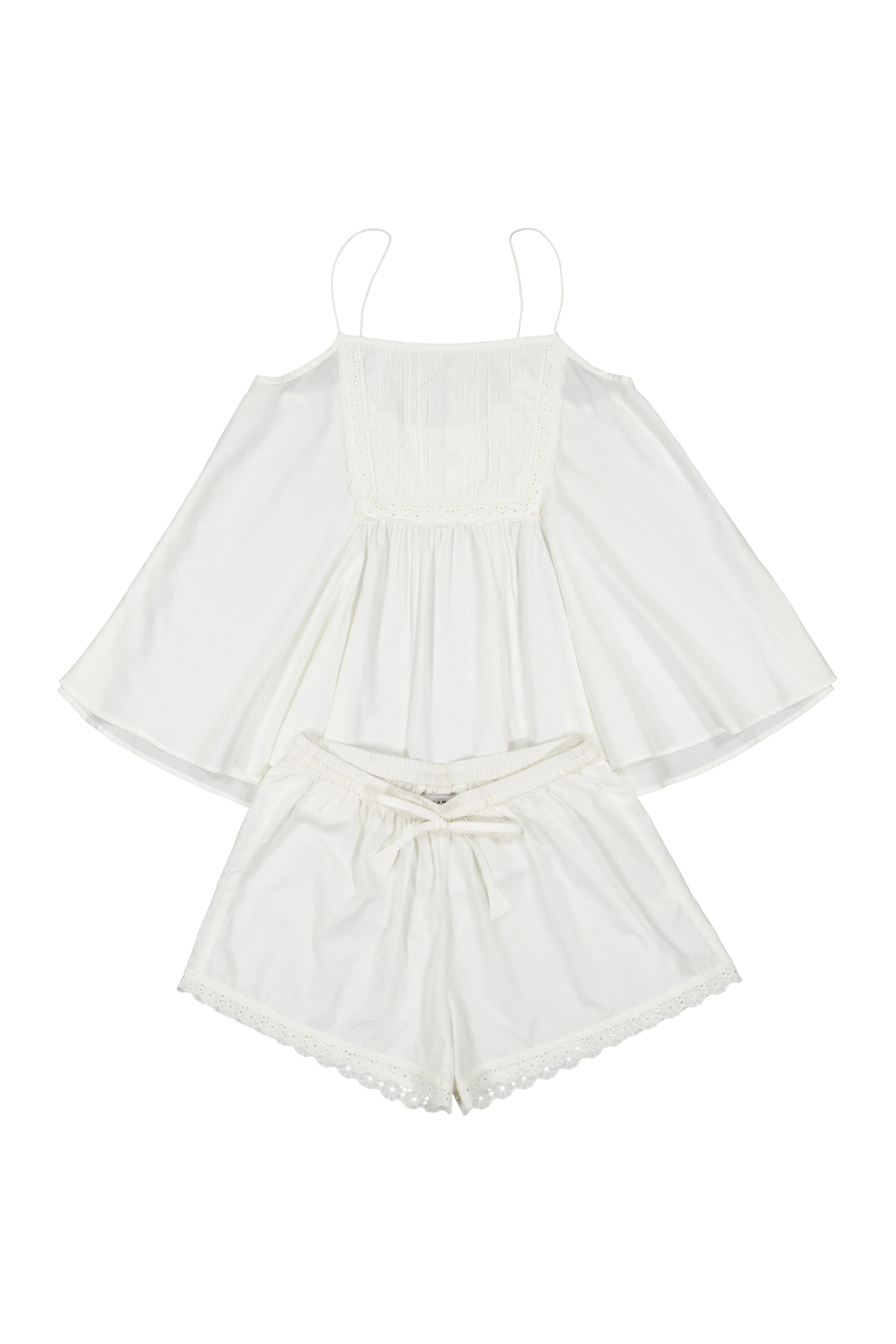 Lydia Sleep Set - Cotton Modal - Off White | Piyama US