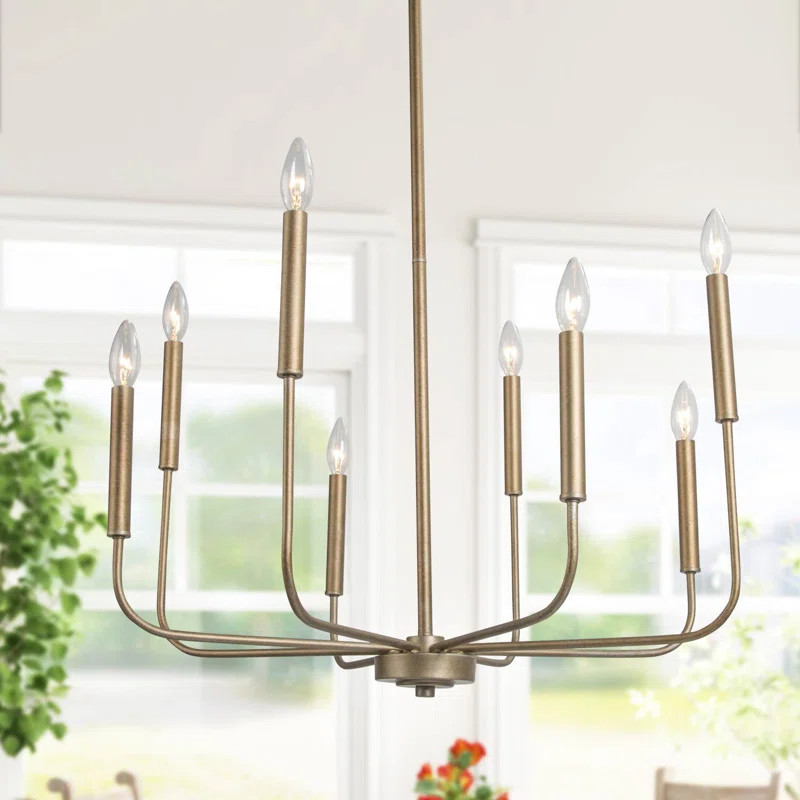Lolley 8 - Light Candle Style Classic Chandelier | Wayfair Professional
