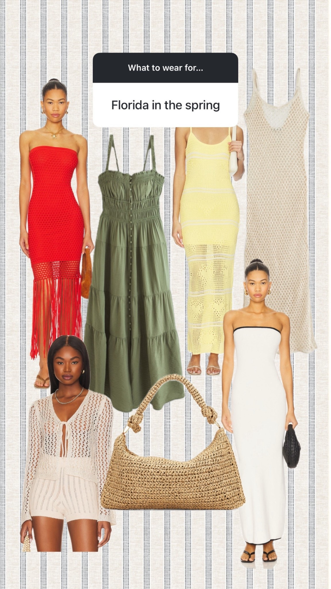 What to wear - Florida in the spring

Vacation outfits, beach vacation, spring break, summer outfits

#LTKTravel #LTKSaleAlert #LTKPetite