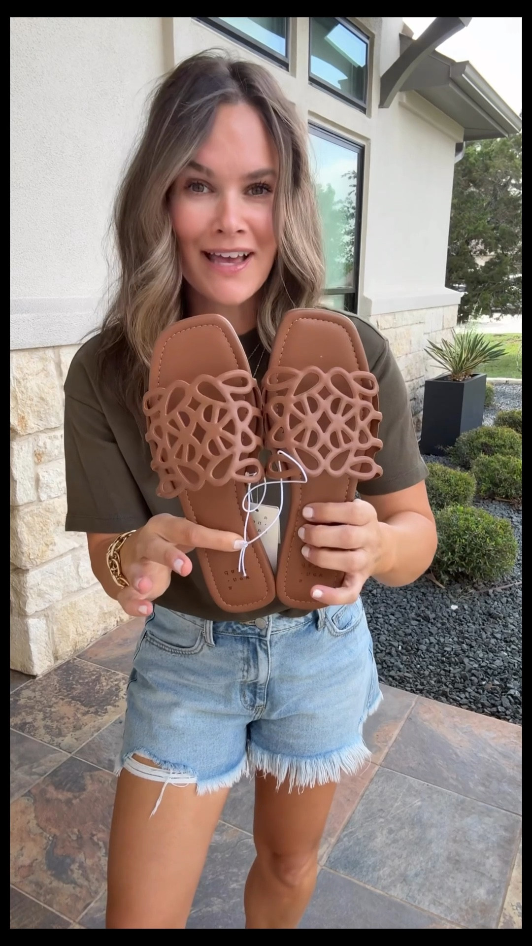 Would never guess these are from Target! They have a cushioned sole and are so comfortable 🤍

#LTKgrwm #LTKootd #LTKmomlife