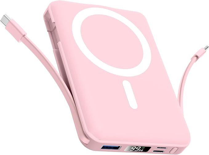 for Magsafe Portable Charger - 10000mAh Battery Pack for Magsafe with USB-C Cable and PD 20W USB ... | Amazon (US)