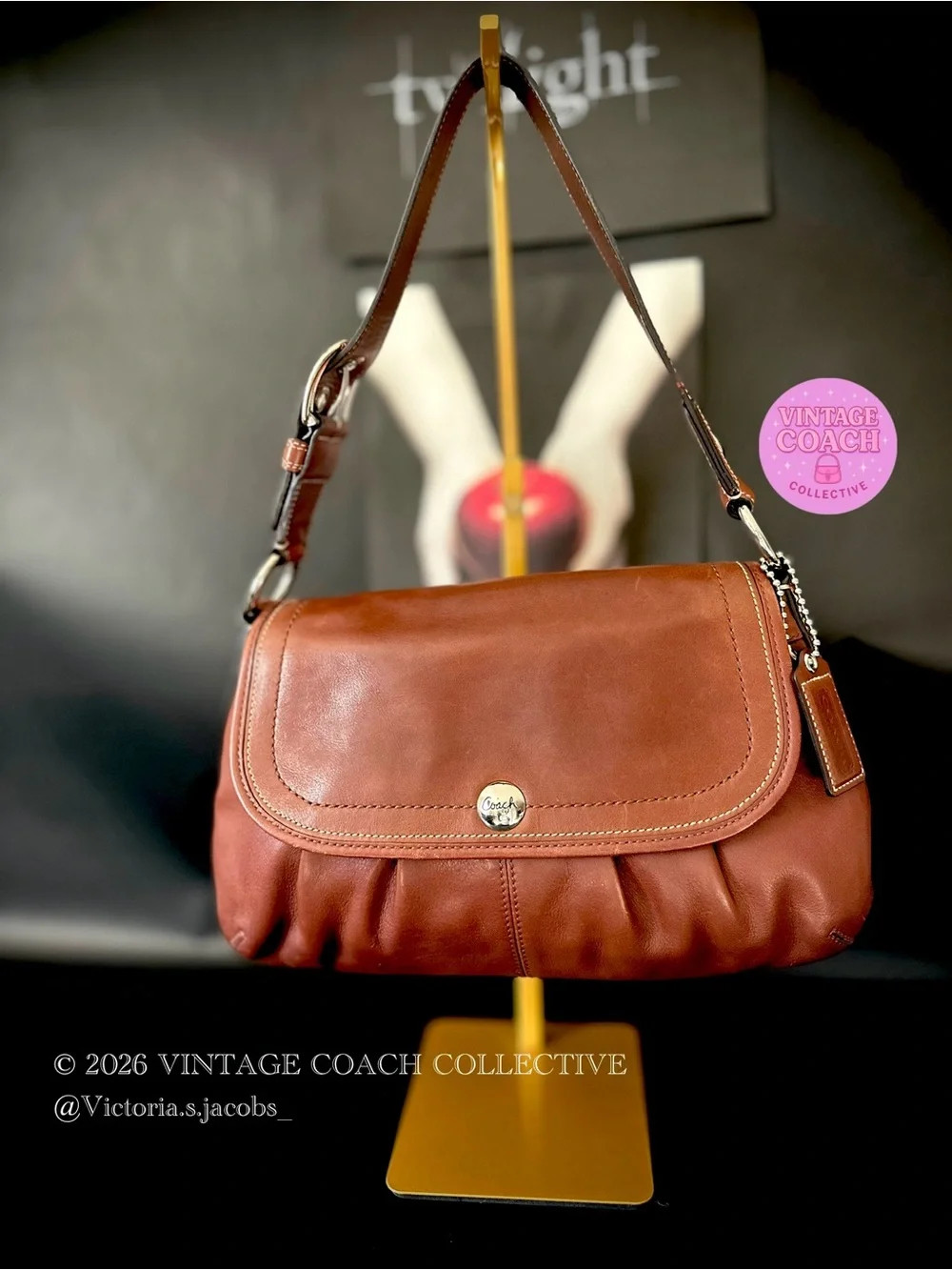 Coach choco large flap soho | Poshmark