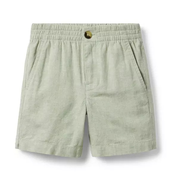 Linen-Cotton Pull-On Short | Janie and Jack
