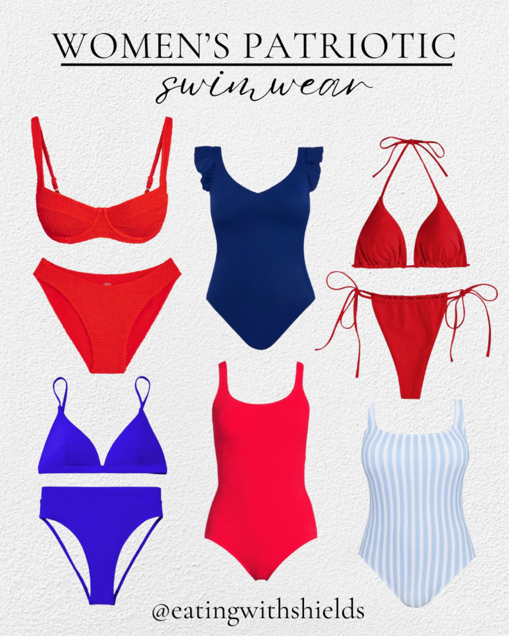 Women’s swim for July 4th. Lots on sale. 

Women’s swim for July 4th, women’s bathing suits, women’s one piece bathing suits, women’s bikinis, summer looks for women, teen girl swimwear, teen girl bathing suits



#LTKSaleAlert #LTKSummerSales #LTKSwim