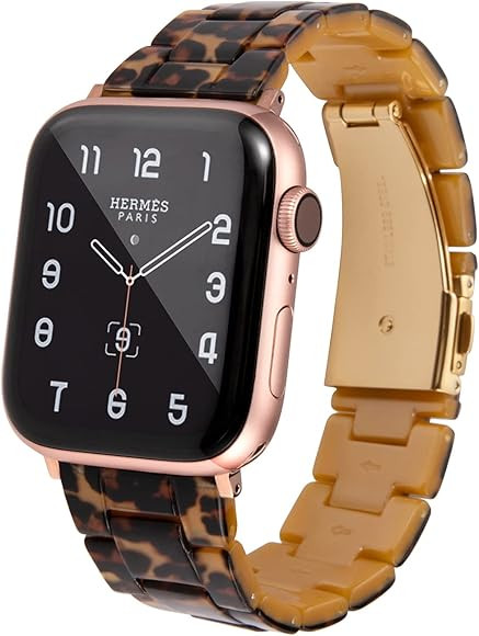 HOPO Compatible With Apple Watch Band 38mm 40mm 41mm 42mm 44mm 45mm 49mm Thin Light Resin Strap B... | Amazon (US)