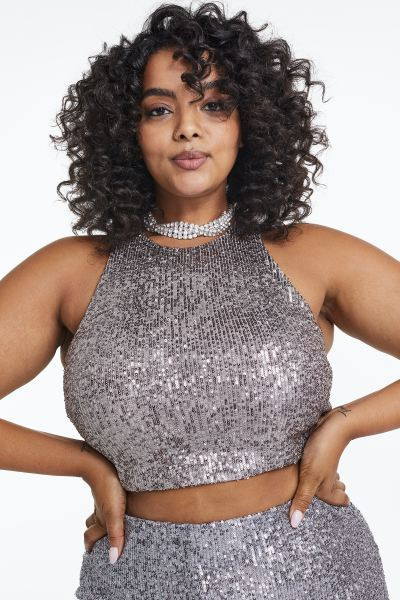 Sequined Tank Top | H&M (US + CA)